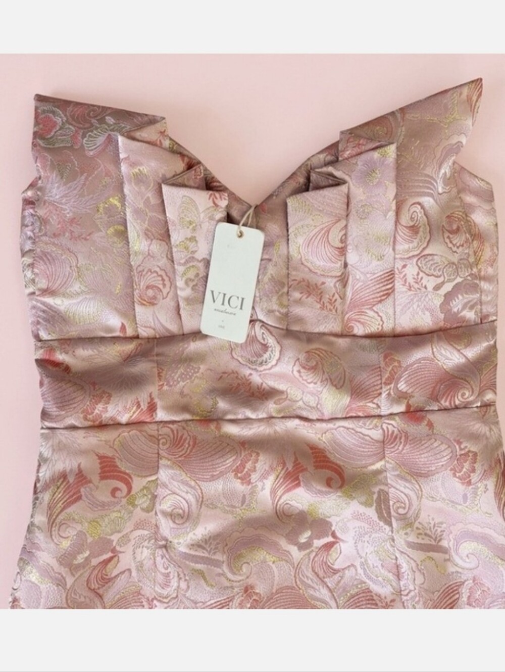 Vici Strapless Dress, NWT - Picture 4 of 5